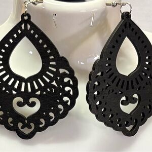 Lightweight Boho Gothic Statement Filigree Earrings